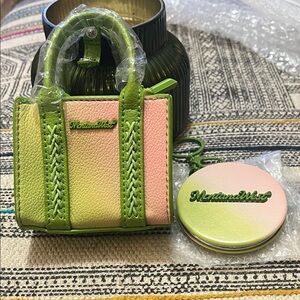 Montana West Green and Pink Mini Bag